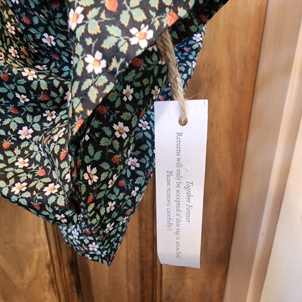 Christy Dawn 100% Regenerative Cotton Night Strawberry Maxi Dress - Picture 7 of 11